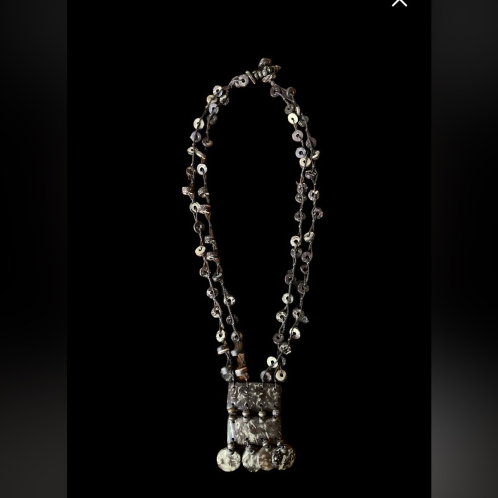 Shell Or Bone Necklace